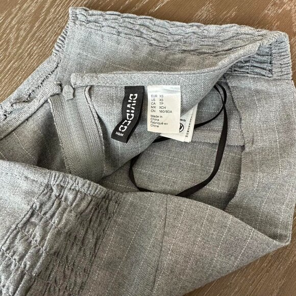 Grey Corset Top Striped Size - Picture 3 of 3